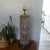 1960s Mid Century Ceramic Table Lamp Incised Geometric Italian Style For Sale - Image 5 of 14