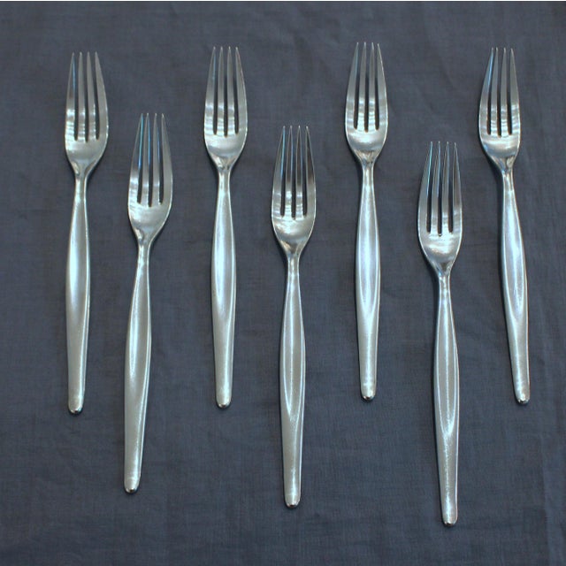 Mid-Century Modern Mid 20th Century Mid-Century Modern Towle Sterling Silver Flatware Set - 31 pcs For Sale - Image 3 of 7
