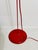 Red Midcentury Modern Red Italian Floor Lamp, 1970s For Sale - Image 8 of 10