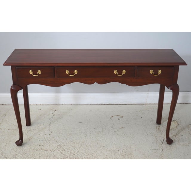 Age: C.1997 Details: Finish No.24 Solid Cherry Nicely Finished On All Sides Dovetailed Drawer Construction High Quality...