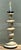 Vintage Distressed Wood Table Lamp For Sale - Image 12 of 16