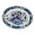 Large Antique Chinoiserie Ceramic Platter For Sale