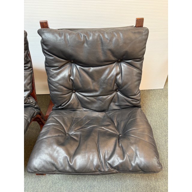 Westnofa Furniture Vintage Ingmar Relling for Westnofa Siesta Lounge Chairs, Pair For Sale - Image 4 of 12