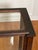 Antique English Six-Pane Glass and Mahogany Display Showcase Vitrine, C. 1900 For Sale - Image 10 of 14