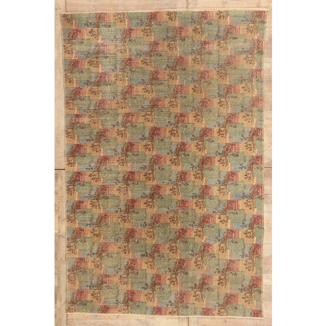 Vintage Turkish Sivas Rug, 06'08 X 10'02 For Sale - Image 10 of 10