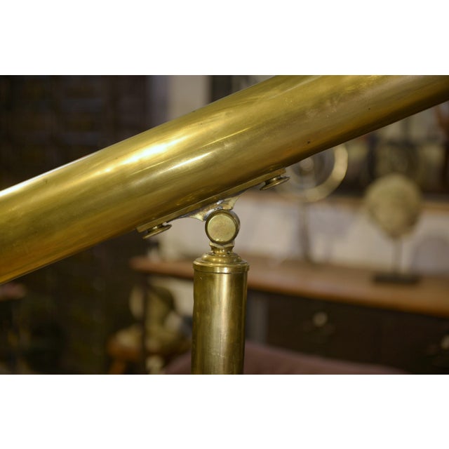 Wood Vintage Brass and Wood Astronomical Telescope, 1930s For Sale - Image 7 of 15