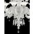 Traditional White Venetian Murano Glass Ca Rezzonico Chandelier with Transparent Accents by Simoeng for Simoeng For Sale - Image 6 of 7