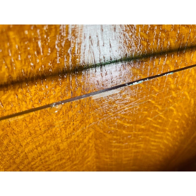 Mid-Century Oak Bookcase with Sliding Glass Doors, 1960s For Sale - Image 12 of 18