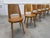 Beechwood Bistro Chairs from Baumann, 1950s, Set of 6 For Sale - Image 4 of 8