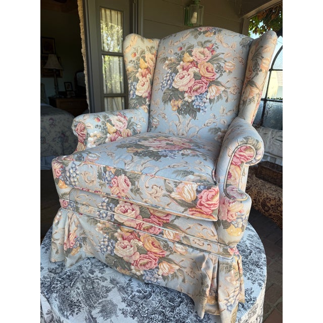 English 19th Century English Wingback Chair For Sale - Image 3 of 4