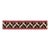 Schumacher Zigzag Moderne Tape Trim In Red For Sale