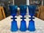 Glass Vintage Electric Blue by Independence Glass - Iced Tea or Anything Goblets - Set of 6 For Sale - Image 7 of 8