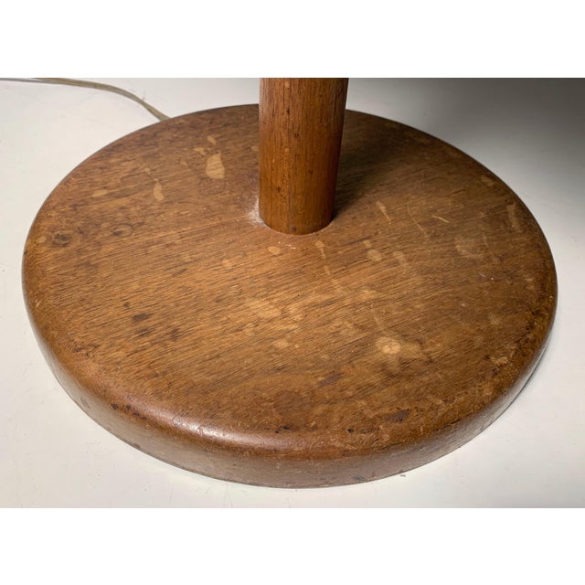 Brown Mid 20th Century Gordon Martz Floor Lamp w Mosaic Ceramic Tile Table For Sale - Image 8 of 9