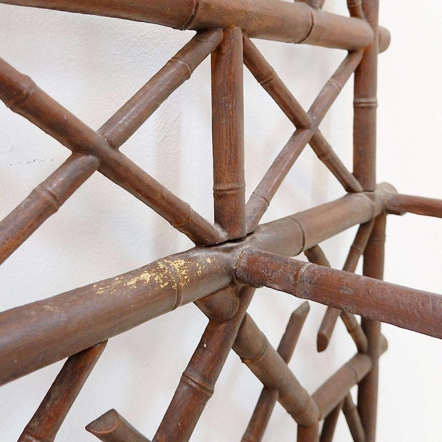 Coat Rack in Faux Bamboo, 1800s For Sale - Image 5 of 16