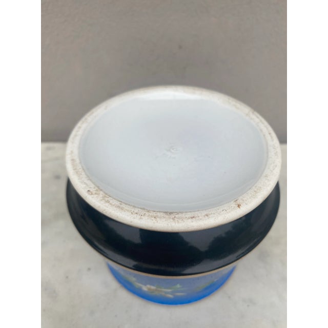 Porcelain Cache Pot Choisy Le Roi, Circa 1880 For Sale - Image 4 of 4