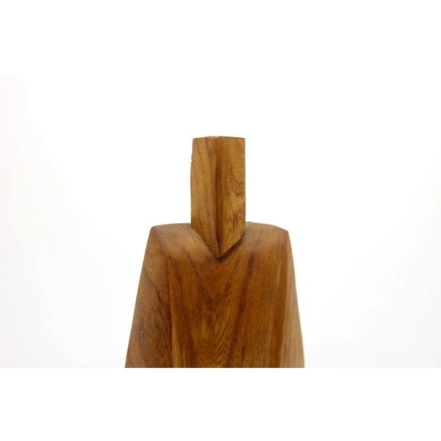 Hand-Carved Wooden Sculpture in the Cubist Style For Sale - Image 11 of 12