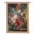 Bouquet Flamand Loom Woven Tapestry - 113 X 84 Cm (3'9" X 2'9") - Requires Rod Size 2 For Sale