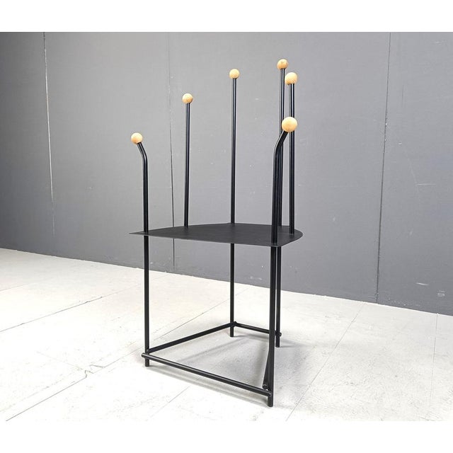 Metal Postmodern Lounge Chair, 1980s For Sale - Image 7 of 14