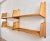Mid-Century Modern Mid Century Scandinavian Modern Modular Pine Wall Shelf For Sale - Image 3 of 12