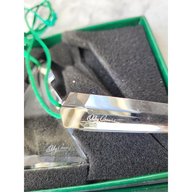 Late 20th Century Oleg Cassini Crystal Ornaments Signed , Set of 4 For Sale In San Francisco - Image 6 of 13