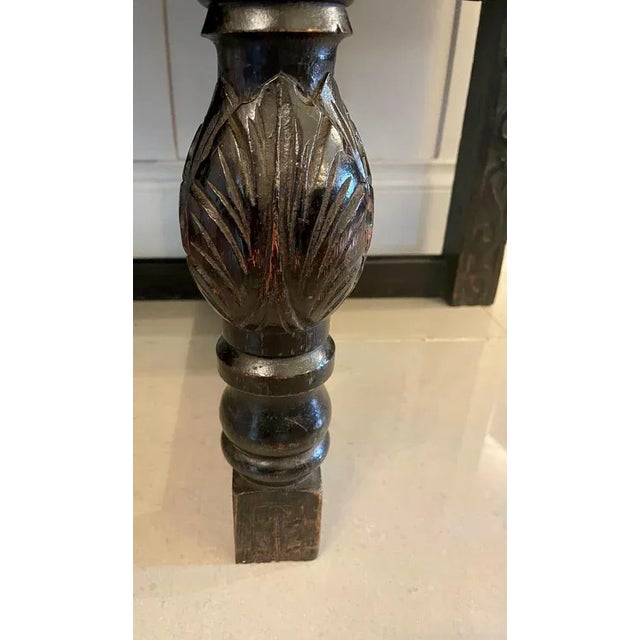 Large Antique Victorian Carved Oak Side Cabinet For Sale - Image 11 of 16