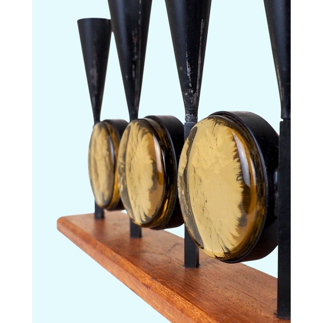 Black Bo Svensk Candlestick by Erik Höglund, 1960s For Sale - Image 8 of 10