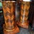 Early 19th Century Early 19th Century Pair of Italian Neoclassical Walnut and Fruitwood Veneered Pedestal Cabinets For Sale - Image 5 of 5