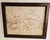 Tan Antique Brazilian Sandstone Framed Plaque Dendrite Fossil Ferns Miniature Geologic Fern For Sale - Image 8 of 14