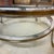 Chrome Vintage Glass Top Chrome Gueridon Coffee Table With Claw and Ball Feet For Sale - Image 8 of 12