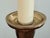 Silver Pair of Silver Plate Candlestick Buffet Table Lamps For Sale - Image 8 of 12