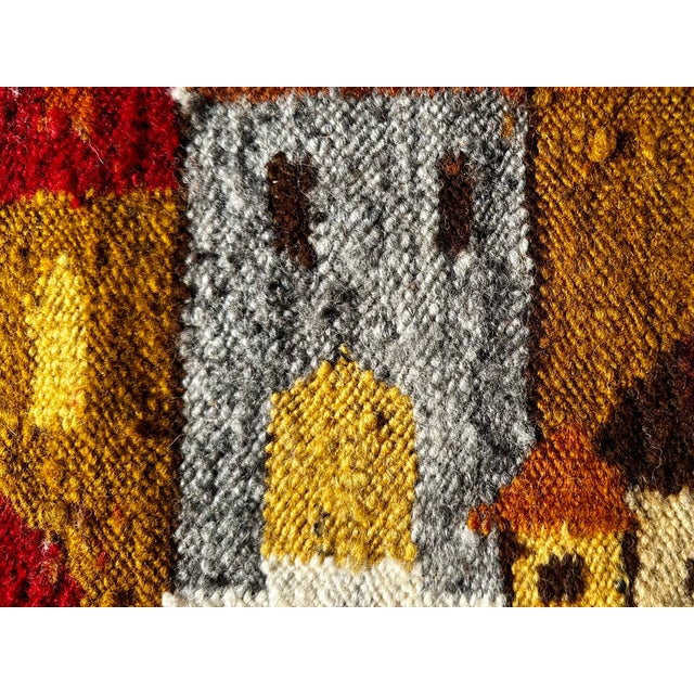 White Castle Kilim by Boguslaw Kaminski, 1960s For Sale - Image 9 of 15