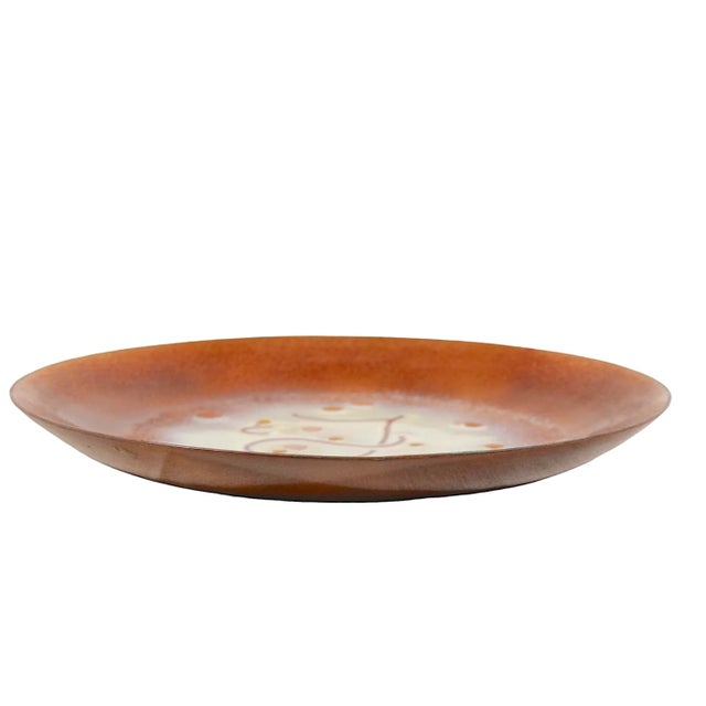 Mid Century Enamel Bowl Signed Betta C 1950/1960’s For Sale - Image 4 of 9