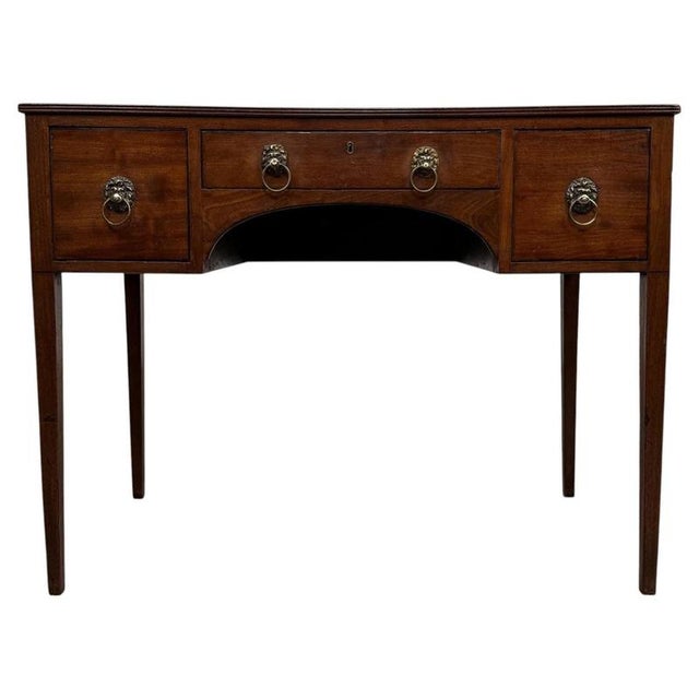 18th Century English Mahogany Writing Table For Sale - Image 12 of 12