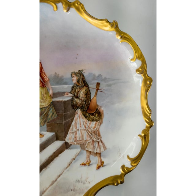 Late 19th Century French Sevres Porcelain Wall Plaque Signed Armand For Sale - Image 5 of 13