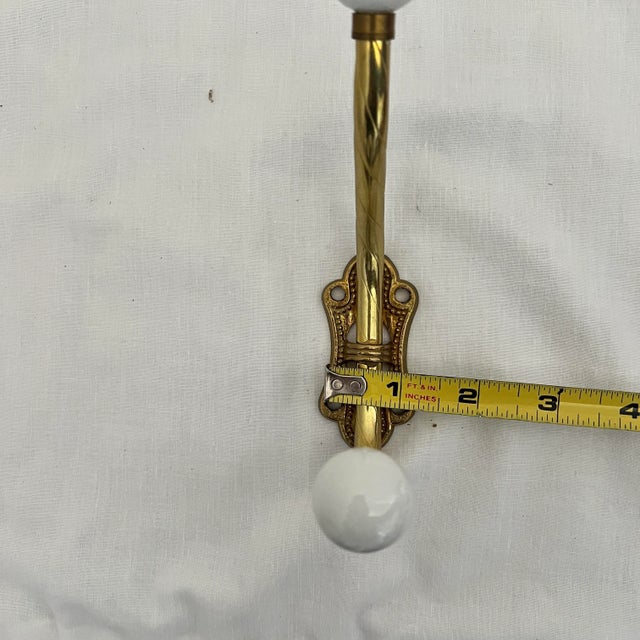 Metal Brass Robe / Coat/ Hat Hook For Sale - Image 7 of 12