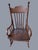 Antique Early American Oak Windsor Children’s Rocker For Sale - Image 10 of 11