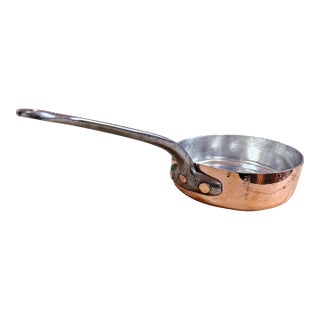Antique French Dehillerin Copper Pan For Sale