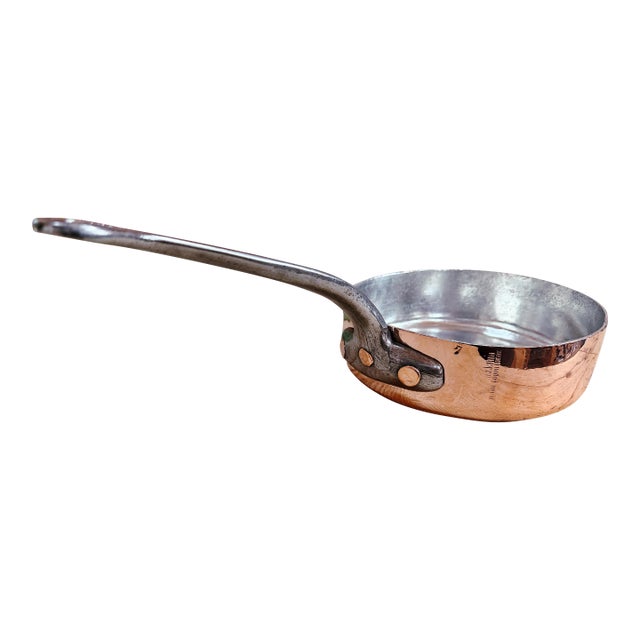 Antique French Dehillerin Copper Pan For Sale