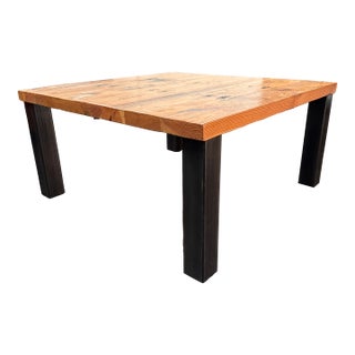 Heritage Furniture Reclaimed Wide Plank Dining Table For Sale