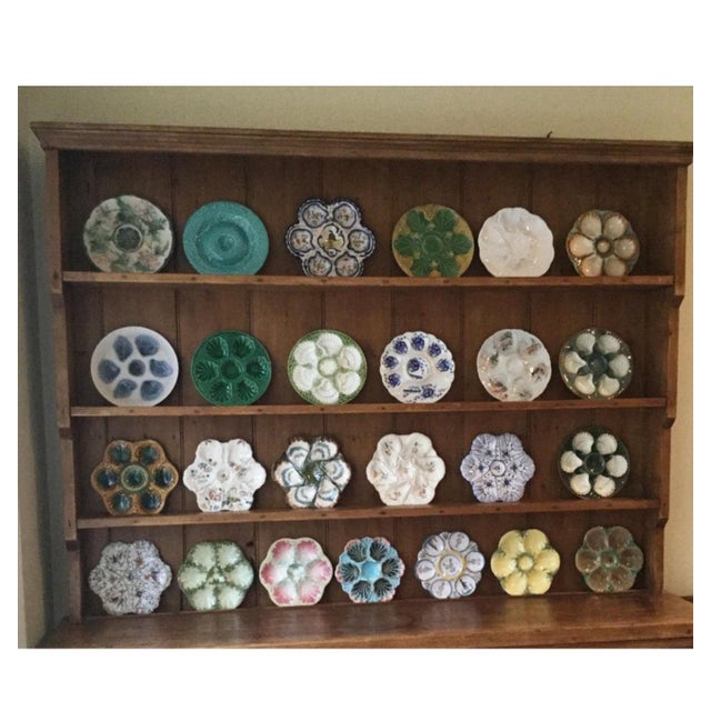 Ceramic 19th Century Majolica Oyster Plate Wasmuel For Sale - Image 7 of 7