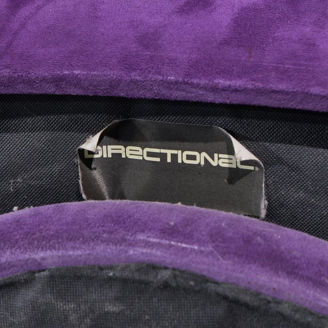 Vladimir Kagan for Directional Mid Century Swivel Lounge Chairs - Pair For Sale - Image 13 of 13