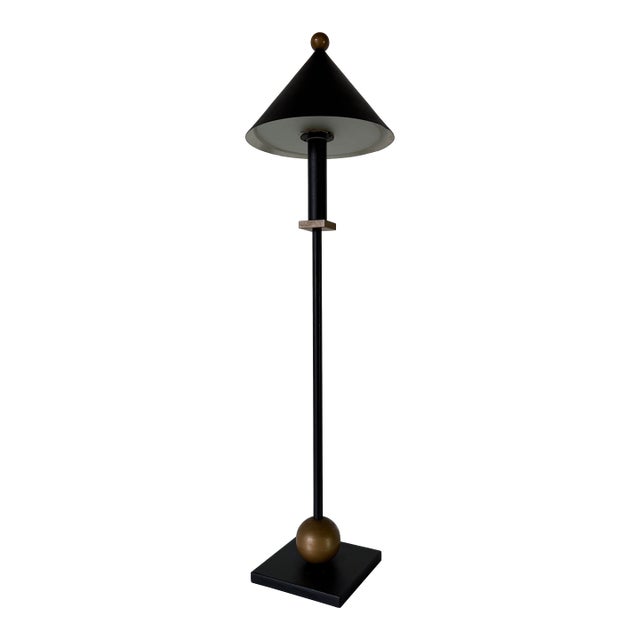1980s Postmodern Robert Sonneman / George Kovacs Style Memphis Table Lamp For Sale