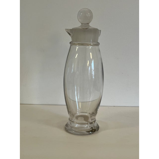 Transparent 1940s Cambridge Glass Company Vintage Cocktail Shaker For Sale - Image 8 of 8