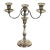 Tiffany & Co. Style Antique Victorian Silverplate Three-Light Candelabra For Sale