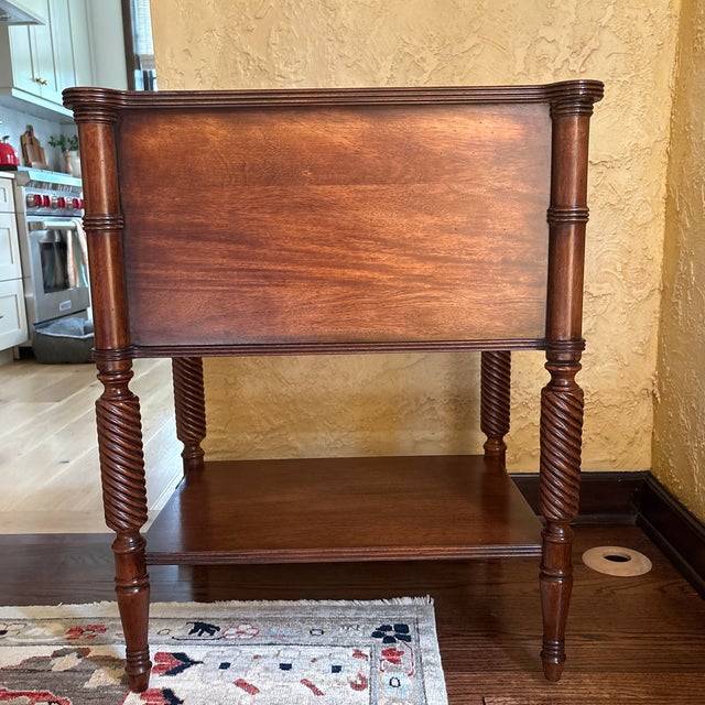 Brown Ethan Allen Newport Night Table For Sale - Image 8 of 11