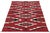 Red Modern Navajo Style Southwest Wool Rug - Crimson Red & Geometric Diamond Motif For Sale - Image 8 of 12
