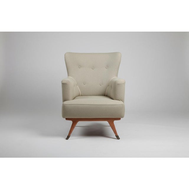 Vintage Italian Green Lounge Chair from La Permanente Mobili Cantù, 1950s For Sale - Image 11 of 11