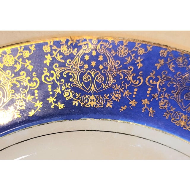 Metal 1910s Homer McLaughlin Dinner Plates - Set of 6 For Sale - Image 7 of 7