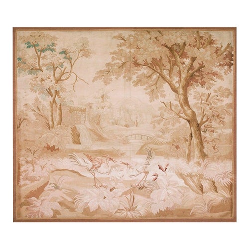 Late 19th Century French Tapestry ( 6'3