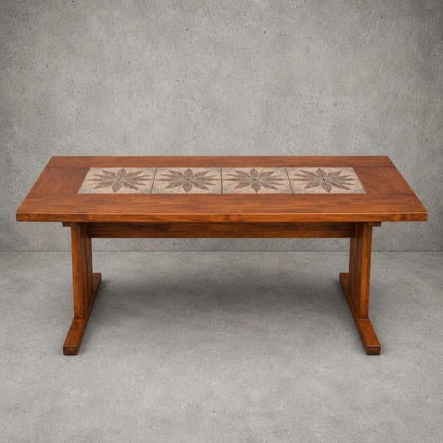 Mid-Century Danish Teak and Tile Dining Table by Gangso Møbler, 1960s For Sale - Image 6 of 11